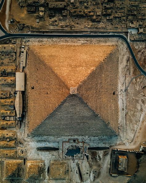 Drone Images Show Geometry of Giza's Pyramids From on High