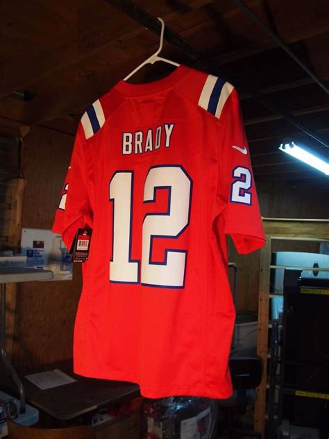 Tom Brady #12 New England Patriots Jersey, Nike, Size Men's Large, New ...