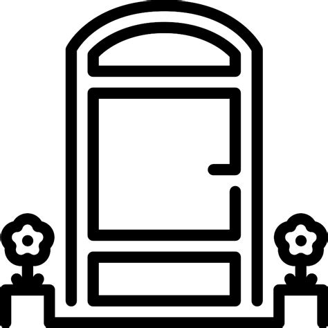 Door Vector SVG Icon - SVG Repo