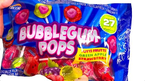 ASMR Opening New Bubblegum POPS | Candy videos, Bubblegum pop, Yummy snacks