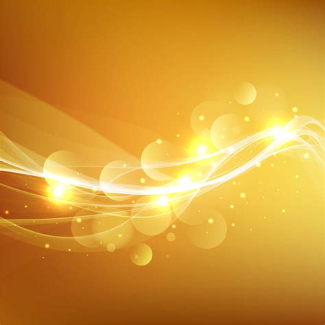 Abstract wavy with halation and yellow background vector free download