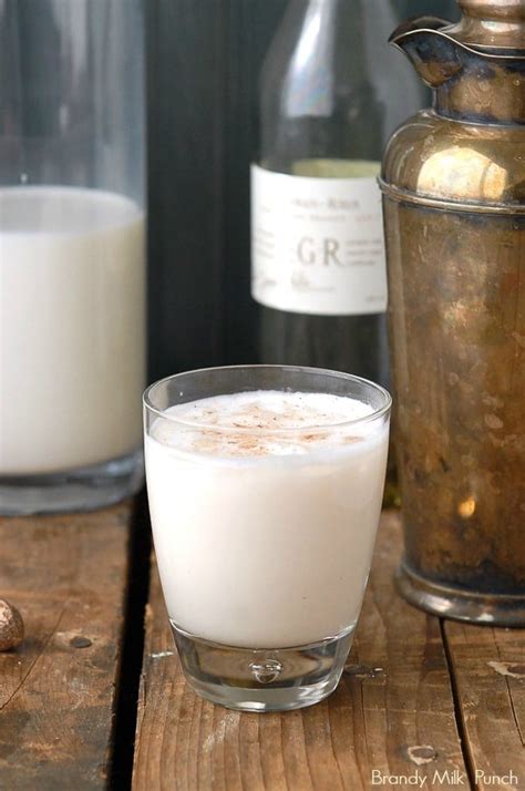 Brandy Milk Punch - Classic New Orleans Cocktail