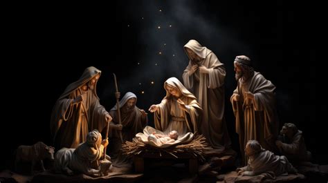 Free AI art images of nativity scene