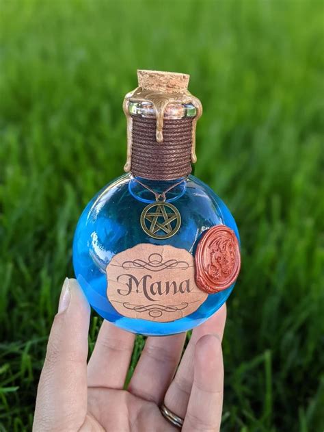 Interactive Mana Potion | Etsy | Potions, Magic bottles, Mana