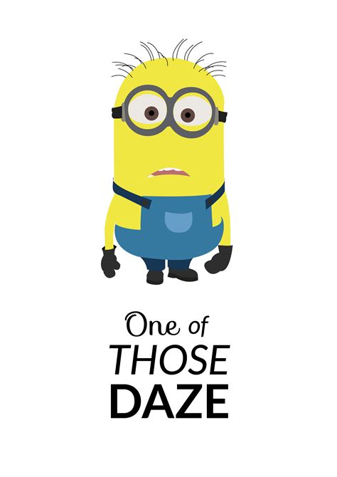 Minion poster Daze. | Minions, Minions love, Minions 1