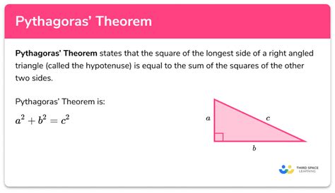 Right Triangle Pythagorean Theorem