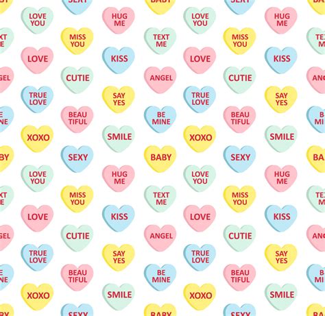 100 Best Conversation Candy Heart Sayings Valentine Sweetheart Candy ...