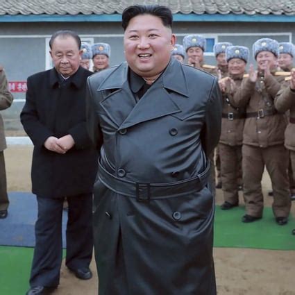 North Korea’s Kim Jong-un wears ‘banned’ black leather coat to mark 10 ...