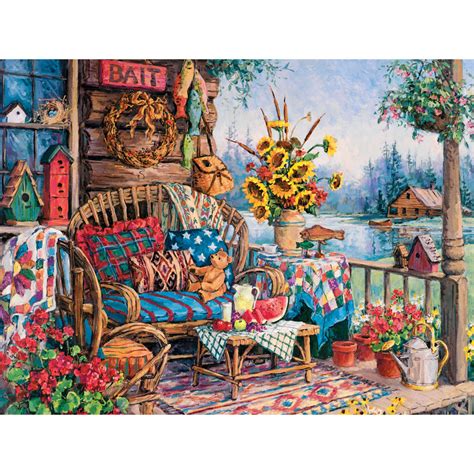 The Lodge 300 Large Piece Jigsaw Puzzle | Bits and Pieces