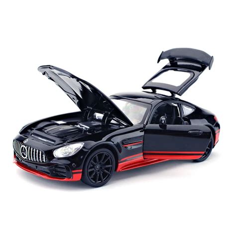 1:32 Alloy Benz AMG GT R Diecast Supercar Model Pull Back With Sound ...