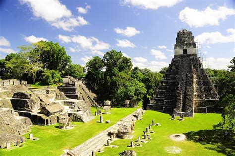 The Mayan city of Tikal in the jungles of Guatemala