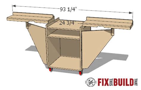 Miter Saw Table Combo Stand | Bruin Blog