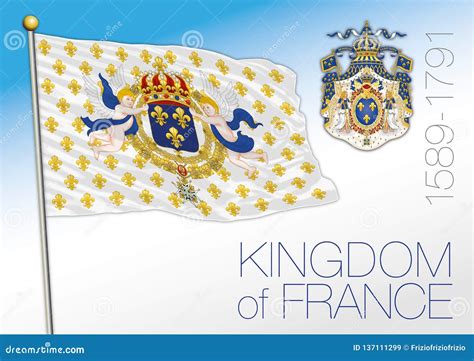 Kingdom of France, Historical Flag, 1589 - 1791 Stock Vector ...