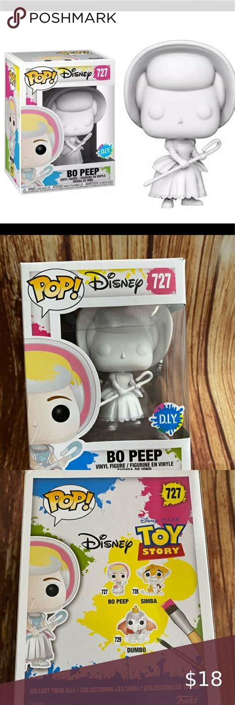 Funko POP Disney Bo Peep Toy Story DIY Vinyl | Funko pop disney, Bo ...