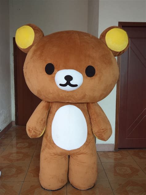 Relaxation teddy bear mascot costume apparel-in Anime Costumes from ...