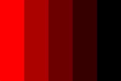 Reverse Monochromatic Red Color Palette