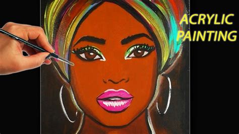 Acrylic African Paintings