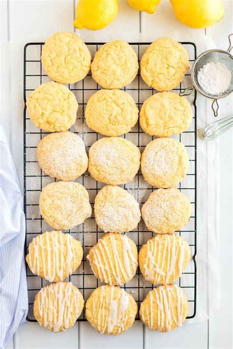 All Time Best Lemon Cookies Recipe with Cake Mix – Easy Recipes To Make ...