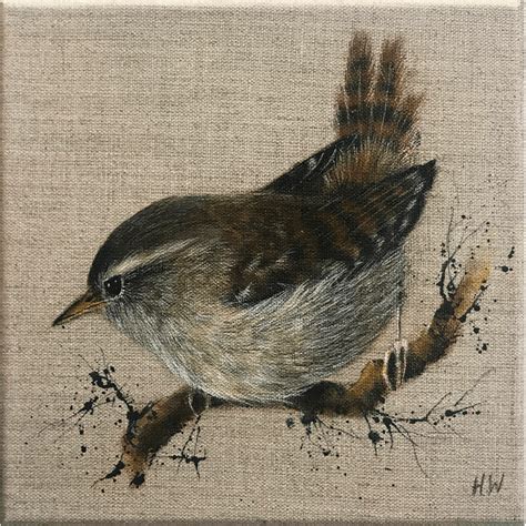 Wren by Helen Welsh - Art l The Canvas Art Gallery