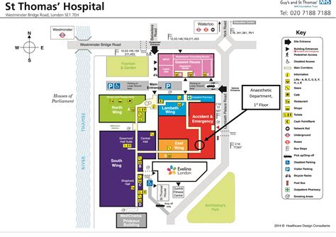 Guys And St Thomas Hospital Map