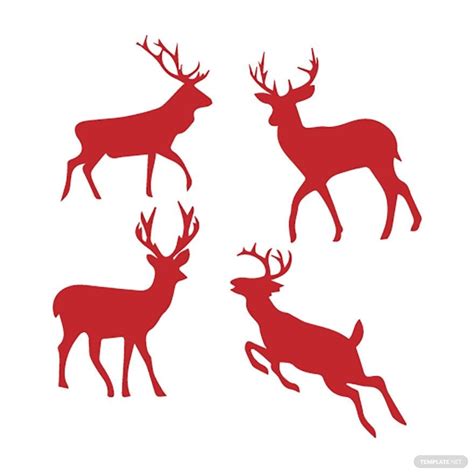 Red Deer Vector in Illustrator, SVG, JPG, EPS, PNG - Download ...