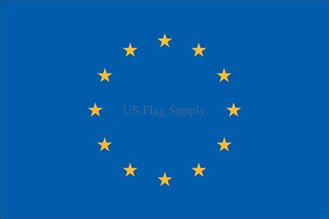 European Union Flag 3 x 5 ft. Indoor Display Flag