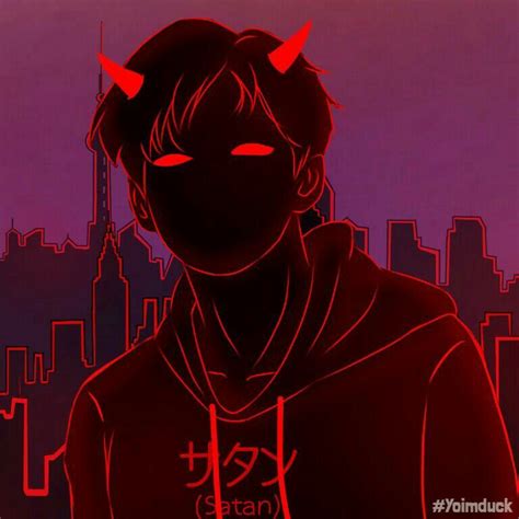 Satan Anime Pfp - Aesthetic Dark Anime Profile Grunge Demon God Abrir ...