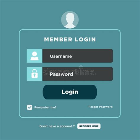 Login Form Page. Registration Page, and Sign in Form Professional ...