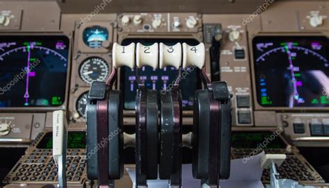 Airplane Cockpit Instruments — Stock Photo © atosan #62410801