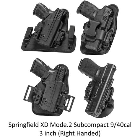 Alien Gear Holsters Springfield XD Mod.2 Subcompact 9mm/40cal 3 inch S ...