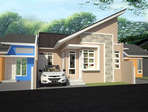 Gambar Desain Rumah Minimalis Modern Pt Griya Indonesia Atap Miring di ...