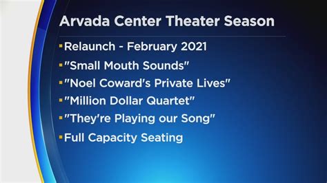 Arvada Center For The Arts Plans To Relaunch Their Theater Season In ...