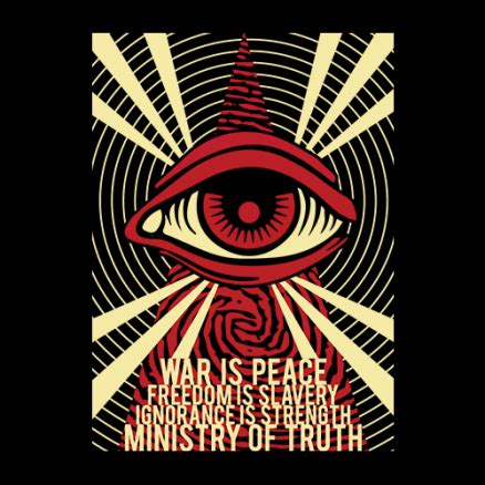 1984: Ministry Of Truth Poster | Redwolf