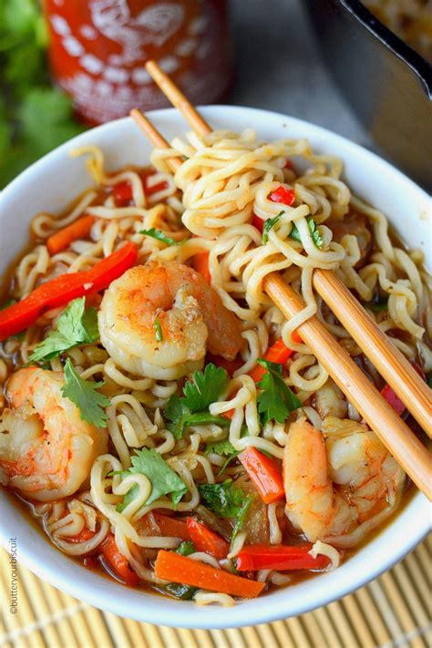 Spicy Shrimp Ramen Bowls | Noodle bowls recipes, Healthy recipes ...