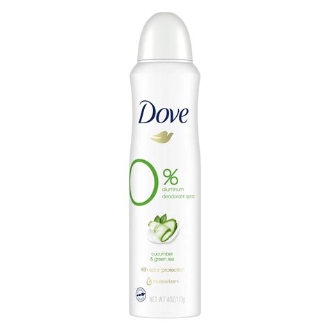 Dove Deodorant Spray - Cucumber & Green Tea - Shop Deodorant ...