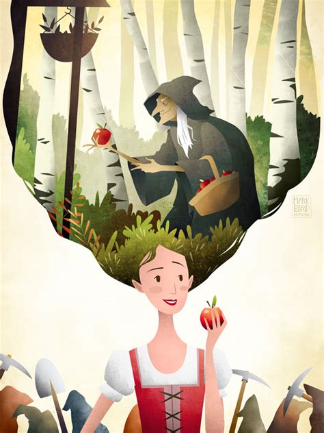 Fairy Tale Princesses | Mark Bird Illustration