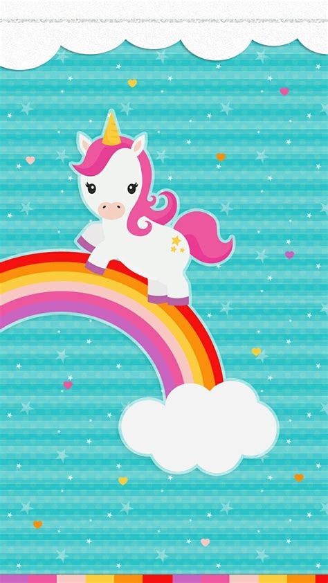 Pretty Rainbow Wallpaper Unicorn Galaxy phone wallpaper unicornios ...