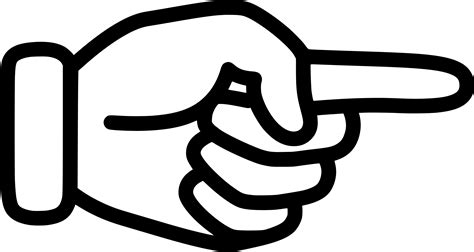 Pointing clipart finger, Pointing finger Transparent FREE for download ...