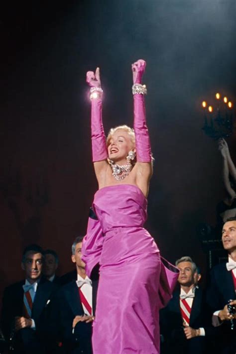 One Iconic Look: Marilyn Monroe's Pink "Diamonds Are a Girl's Best ...