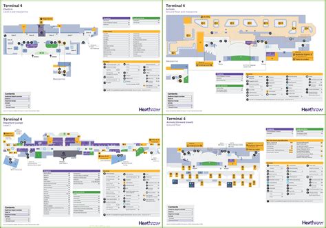 Heathrow terminal 4 Map - London - Ontheworldmap.com