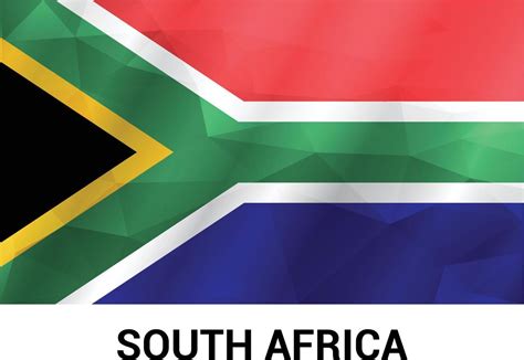 South Africa flag design vector 13285363 Vector Art at Vecteezy