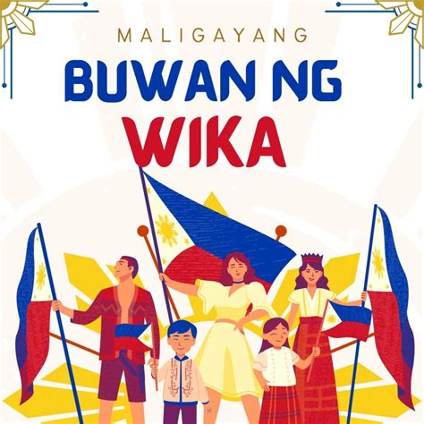 Buwan ng Wika – Tagum City | Buwan ng wika background design, Filipino ...