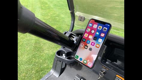 iPhone/Smartphone Golf Cart Mount/Holder - YouTube