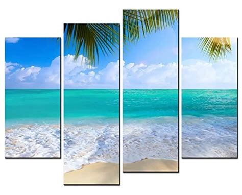 Framed 5 Panels Sunset Seascape Scenery Picture Print Painting Modern ...