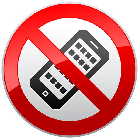 Clipart No Cell Phones