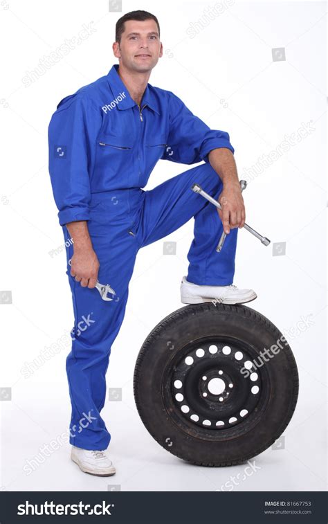 A Man Car Mechanician Stock Photo 81667753 : Shutterstock