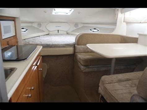 Bayliner 2855 Cabin Cruiser Interior Video by South Mountain Yachts ...