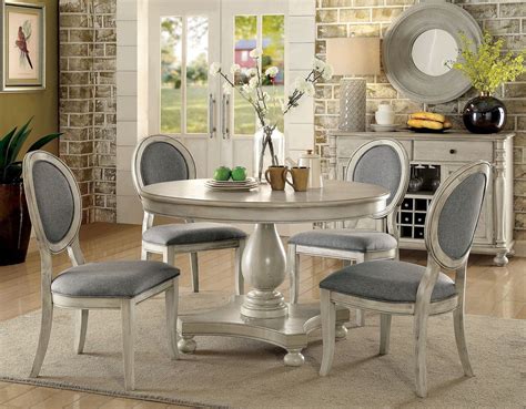 Kathryn Antique White Dining Room Set from Furniture of America ...