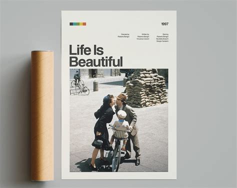 Life is Beautiful Movie Poster Modern Movie Poster Print - Etsy