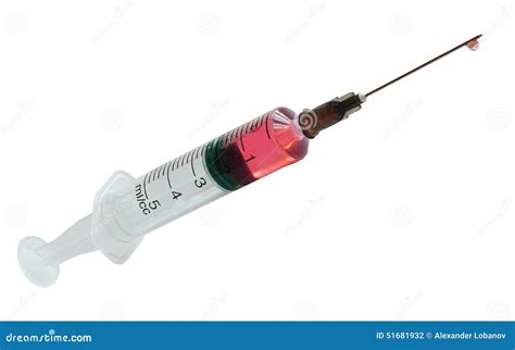 5 Milliliter Syringe. Isolated Stock Photo - Image: 51681932